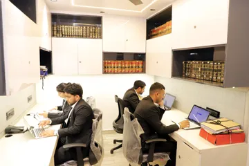 Workstations at the JPL Legal office