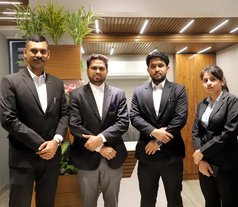 The JPL Legal team at the office in Pitampura